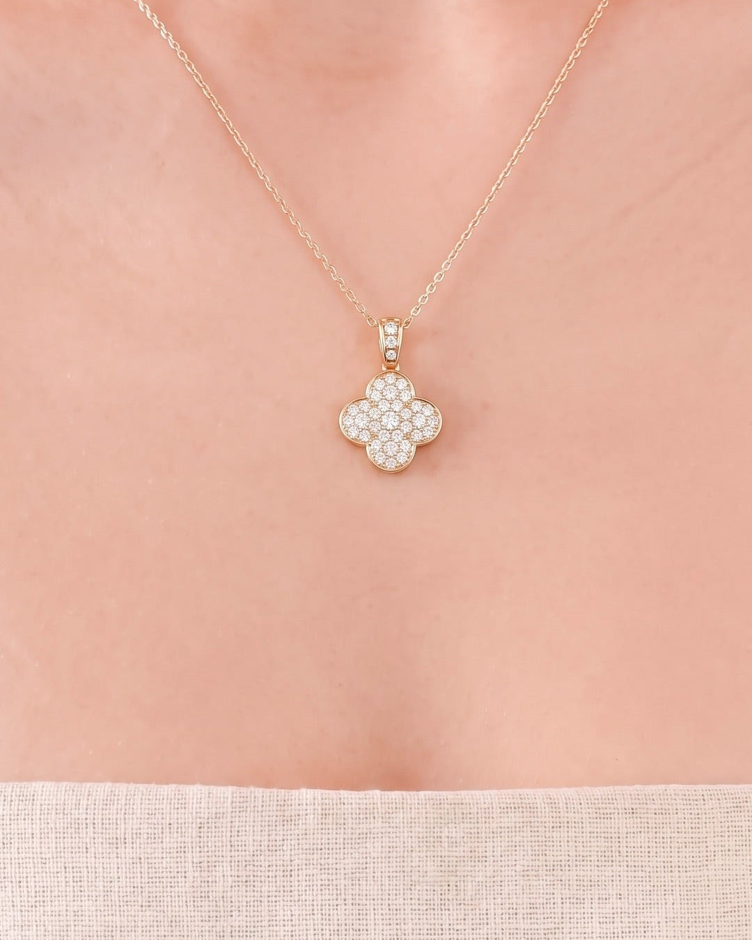 Blossom Necklace -Ivory Mother of Pearl