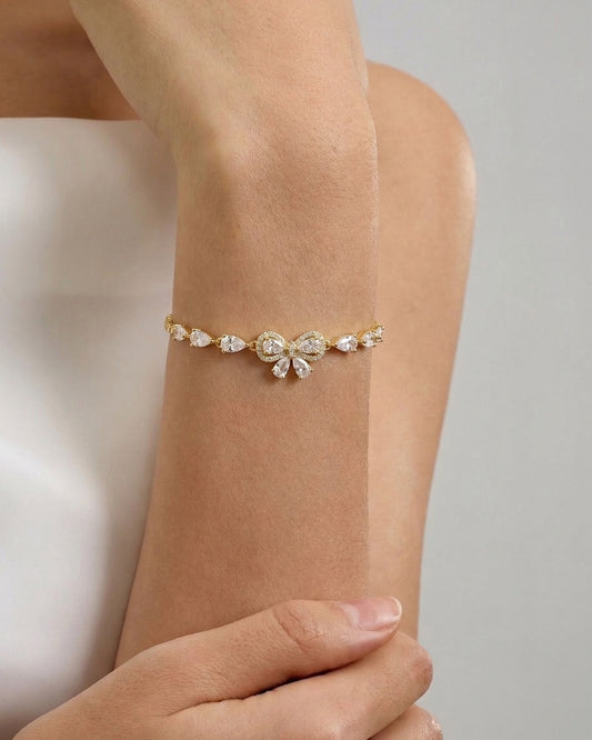 Everlace Bow Bracelet- Gold