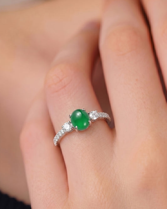 翠雅翡翠戒指 |Emerald Grace Jade Ring