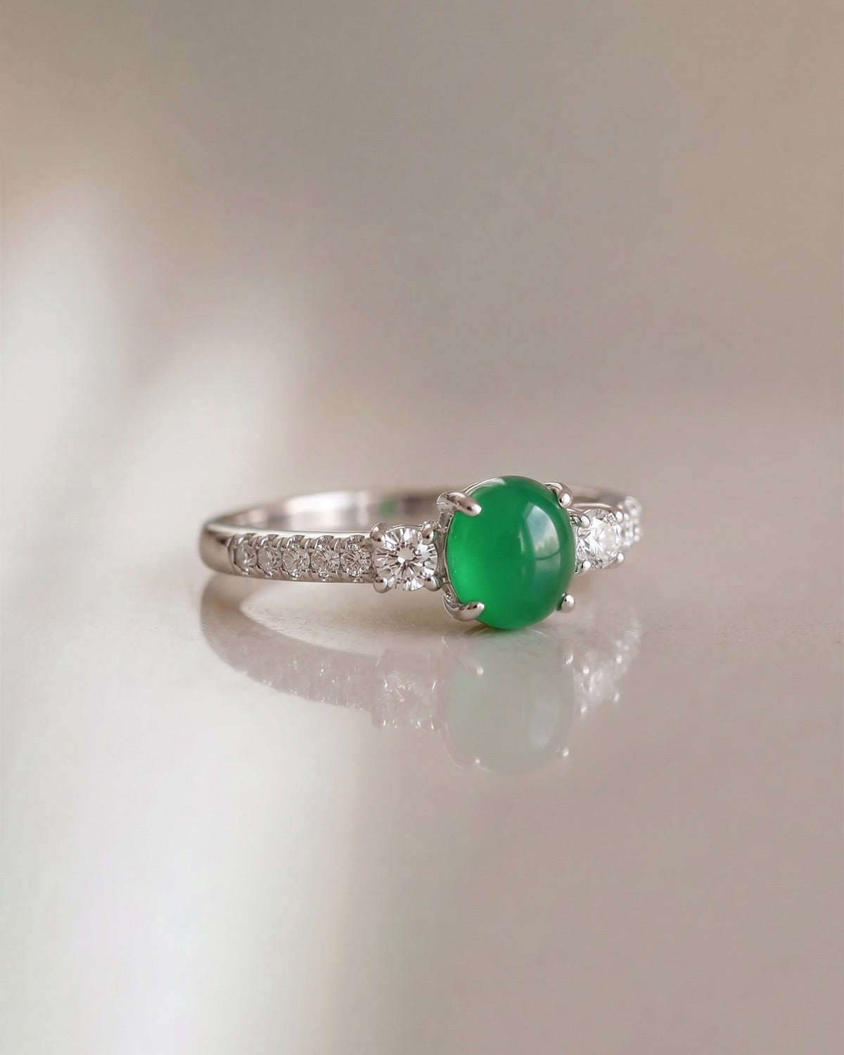 翠雅翡翠戒指 |Emerald Grace Jade Ring