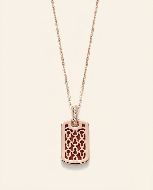 赤芯双面项链|Crimson Core Necklace (Dual-Sided Design)