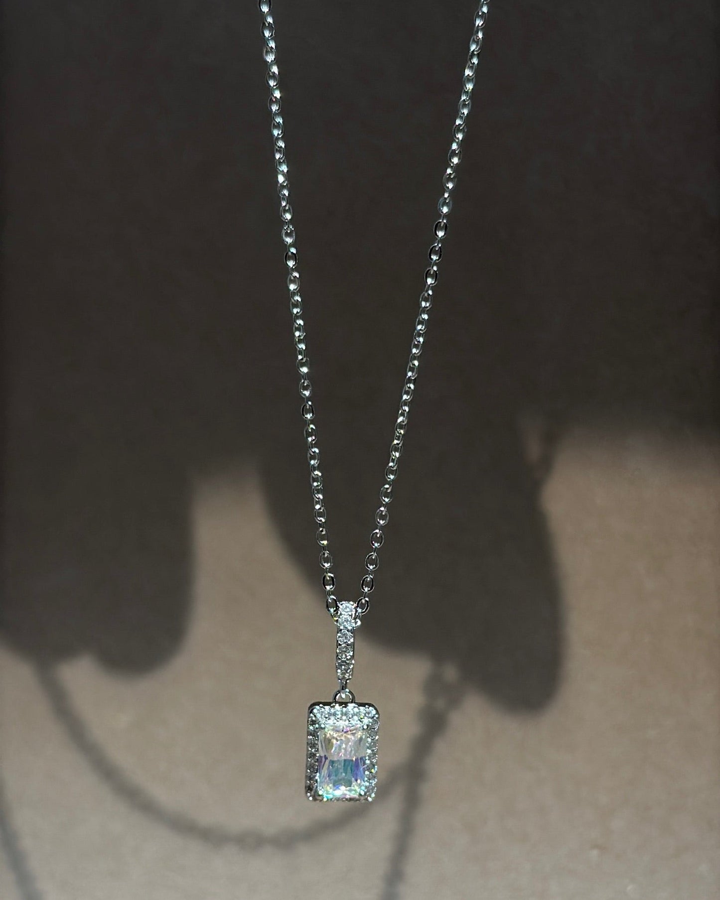 Aurora Cube Necklace