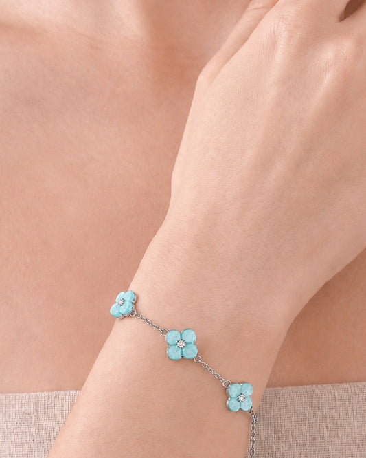 Bloom Bracelet – Celeste Blue