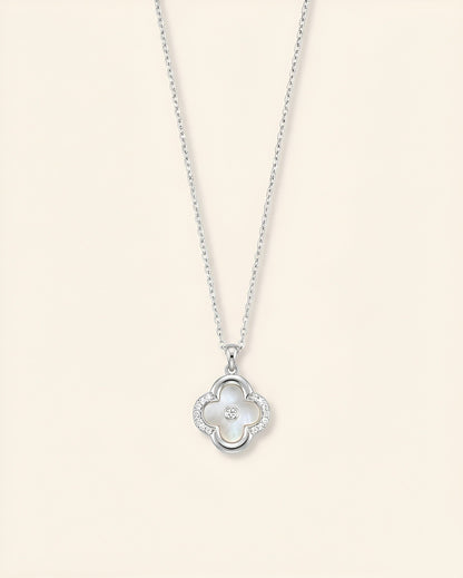 Éclat Nacre Necklace- Silver