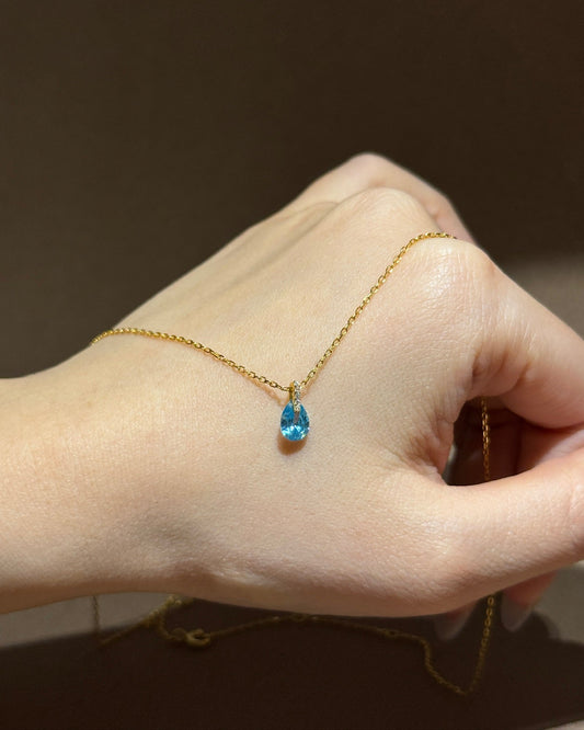 蓝眼泪项链 (Blue Tear Necklace)