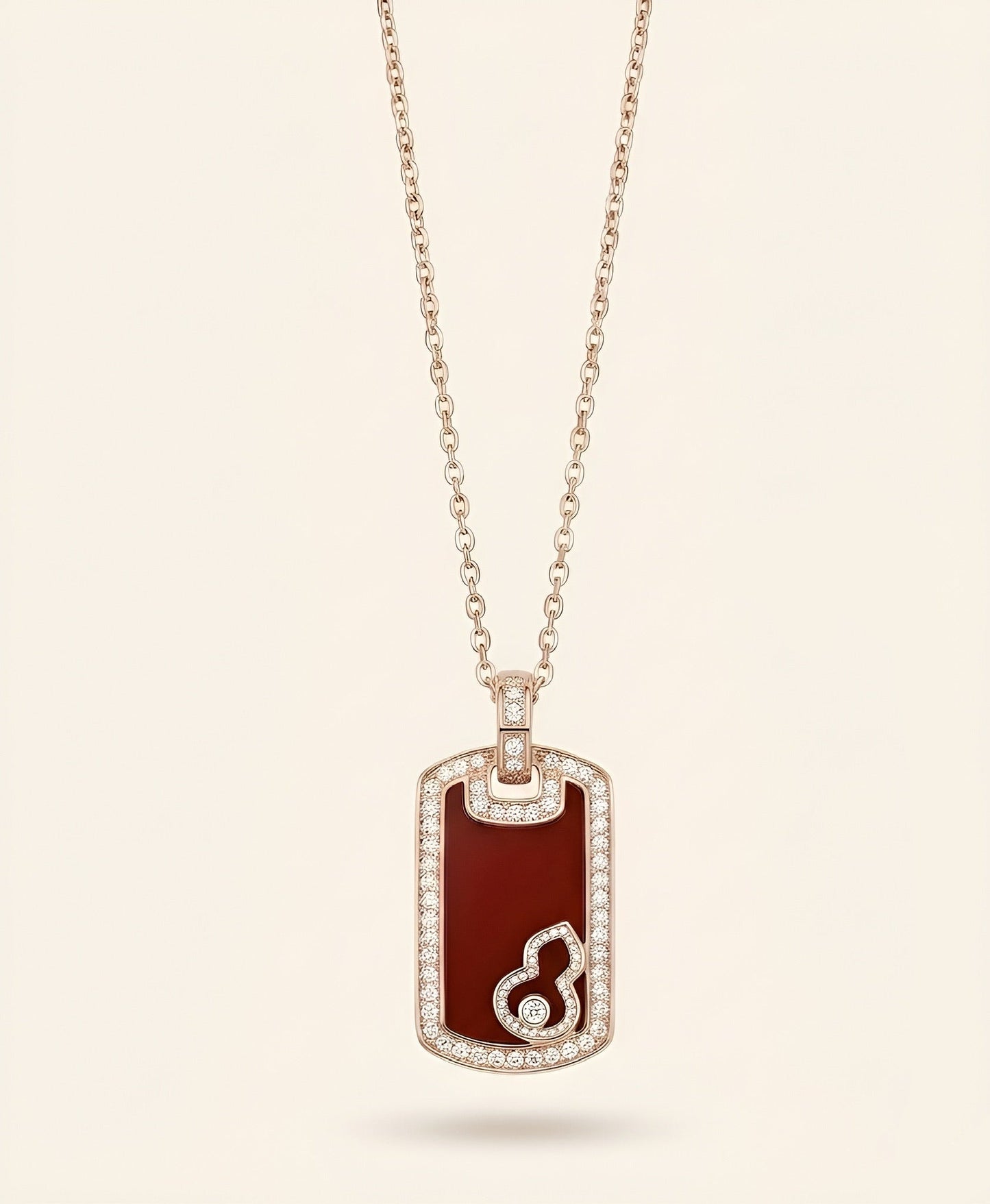 赤芯双面项链｜Crimson Core Necklace (Dual-Sided Design)