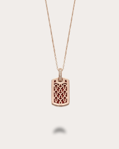 赤芯双面项链｜Crimson Core Necklace (Dual-Sided Design)