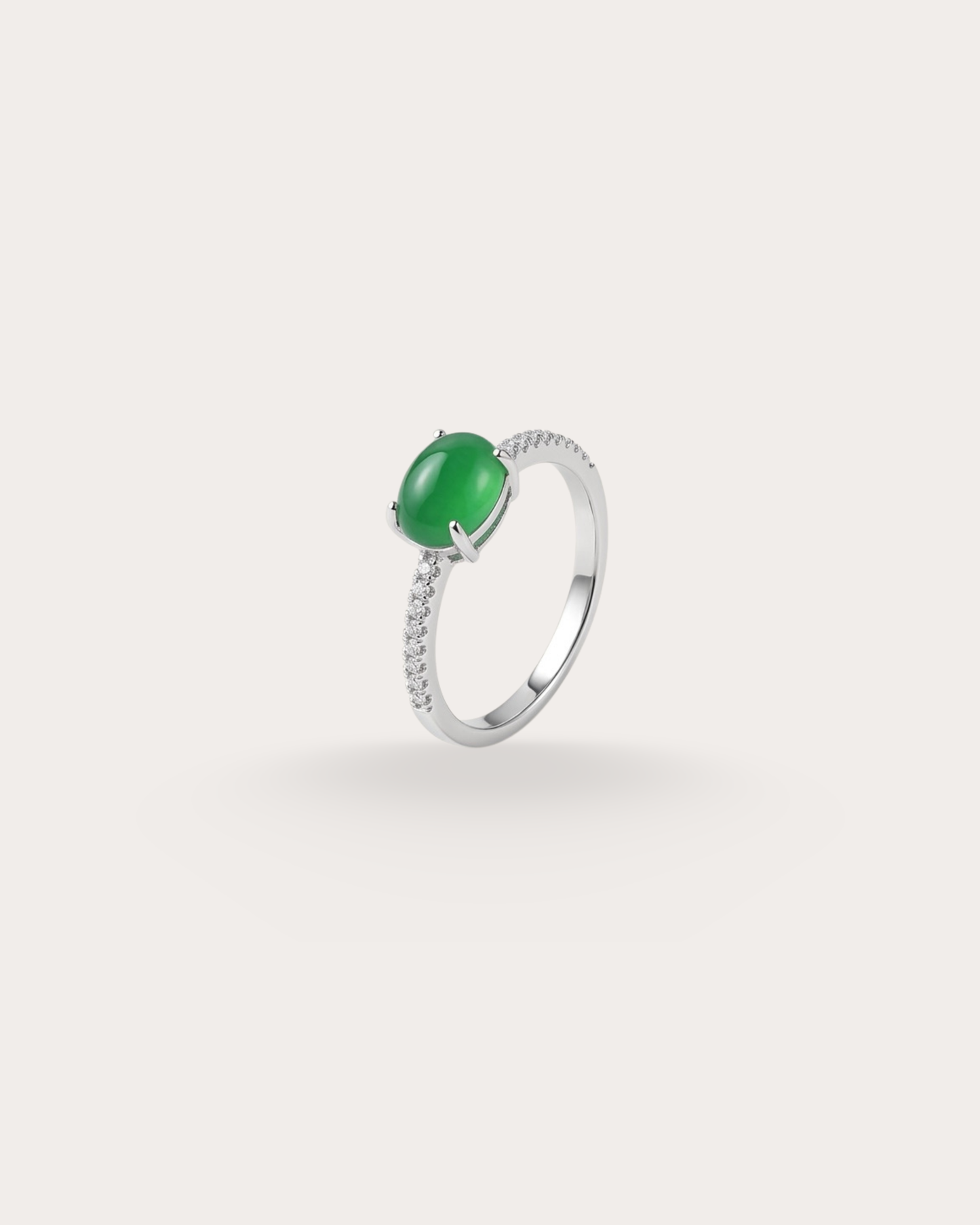 翠映翡翠戒指｜Emerald Éclat Jade Ring