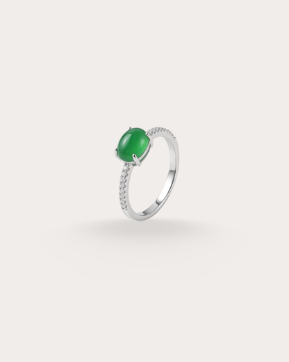 翠映翡翠戒指｜Emerald Éclat Jade Ring