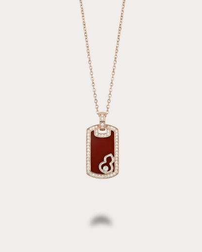 赤芯双面项链｜Crimson Core Necklace (Dual-Sided Design)