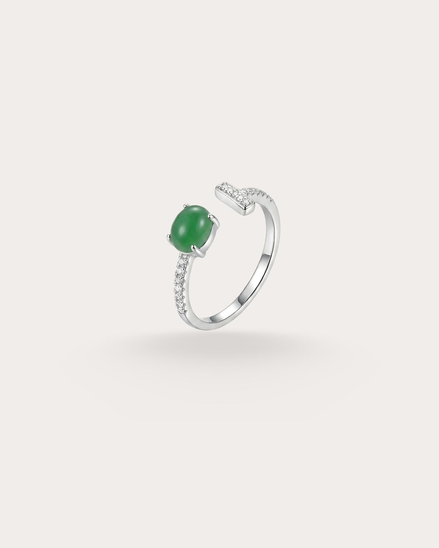 翠衡翡翠戒指｜Emerald Balance Jade Ring