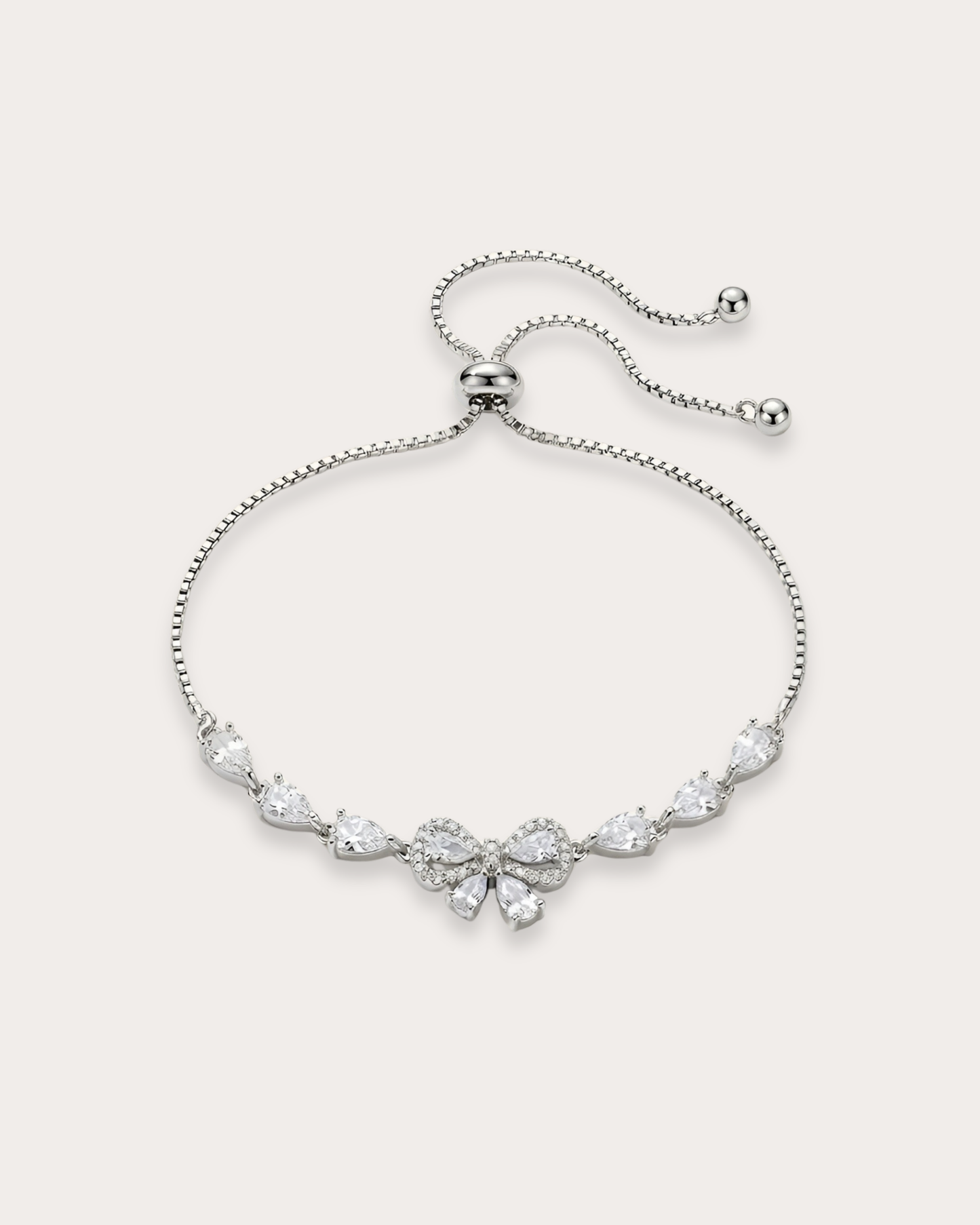 Everlace Bow Bracelet- Silver
