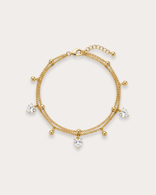Heartstrings Bracelet -Gold