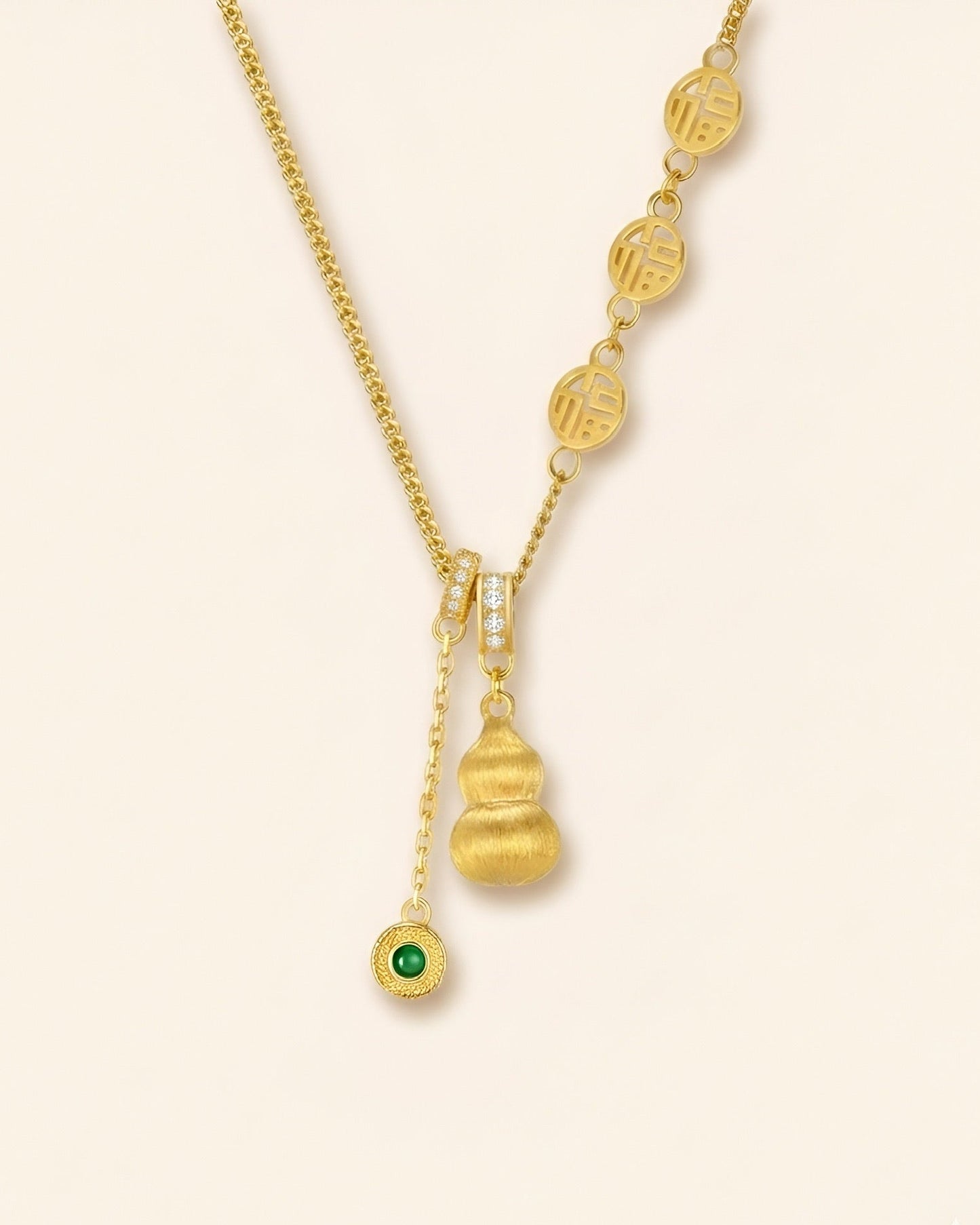 Oriental Blessing Gourd Necklace