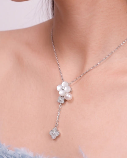 Blossom Drop Necklace - Ivory