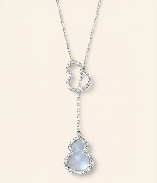 白贝母葫芦项链｜Ivory Pearl Gourd Necklace