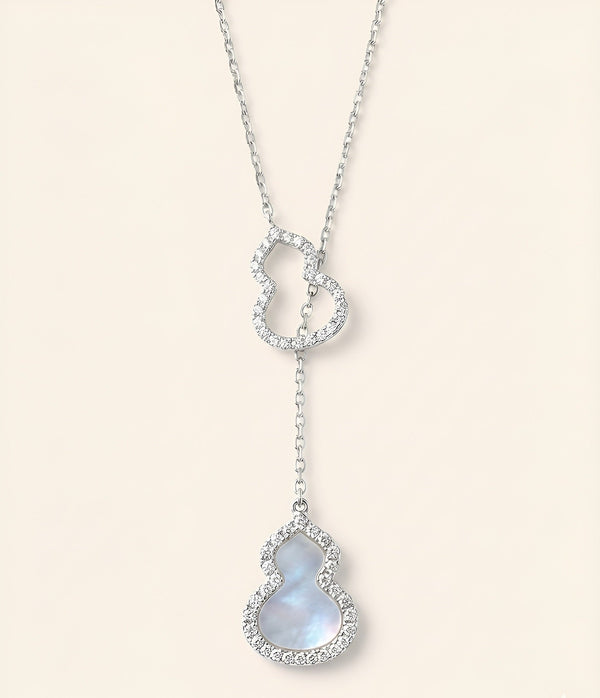 白贝母葫芦项链｜Ivory Pearl Gourd Necklace