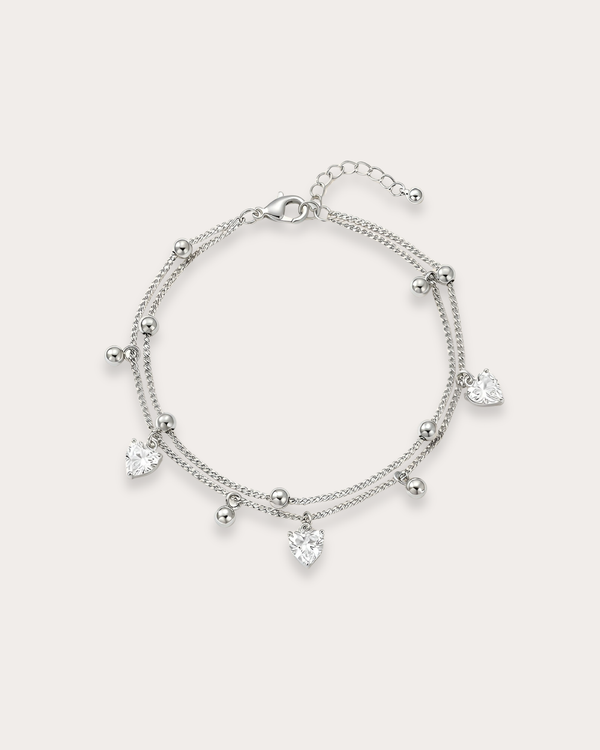 Heartstrings Bracelet -Silver