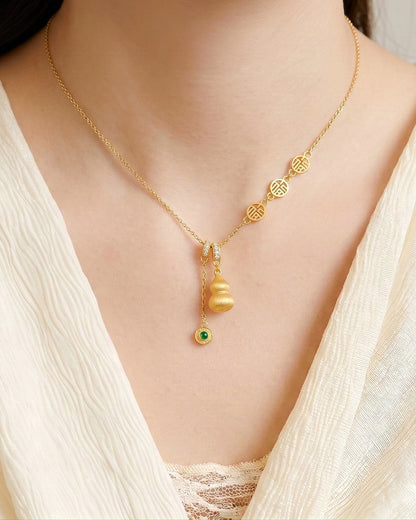 Oriental Blessing Gourd Necklace