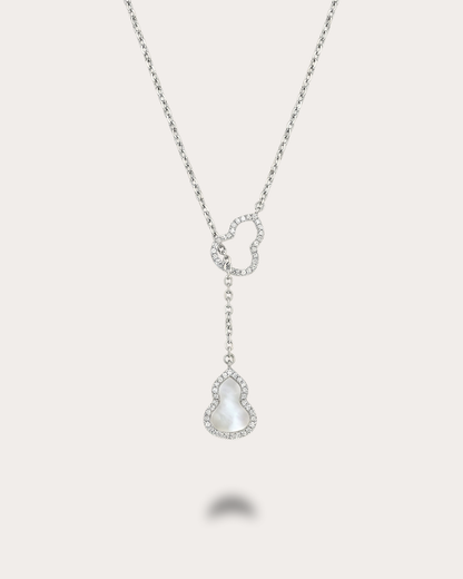白贝母葫芦项链｜Ivory Pearl Gourd Necklace