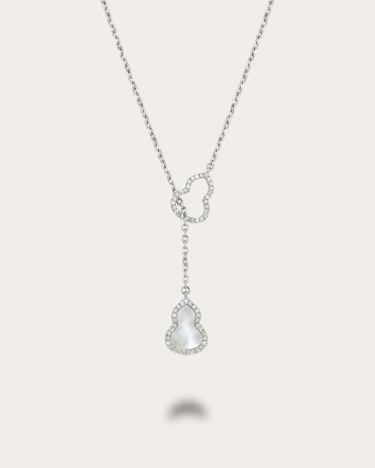 白贝母葫芦项链｜Ivory Pearl Gourd Necklace