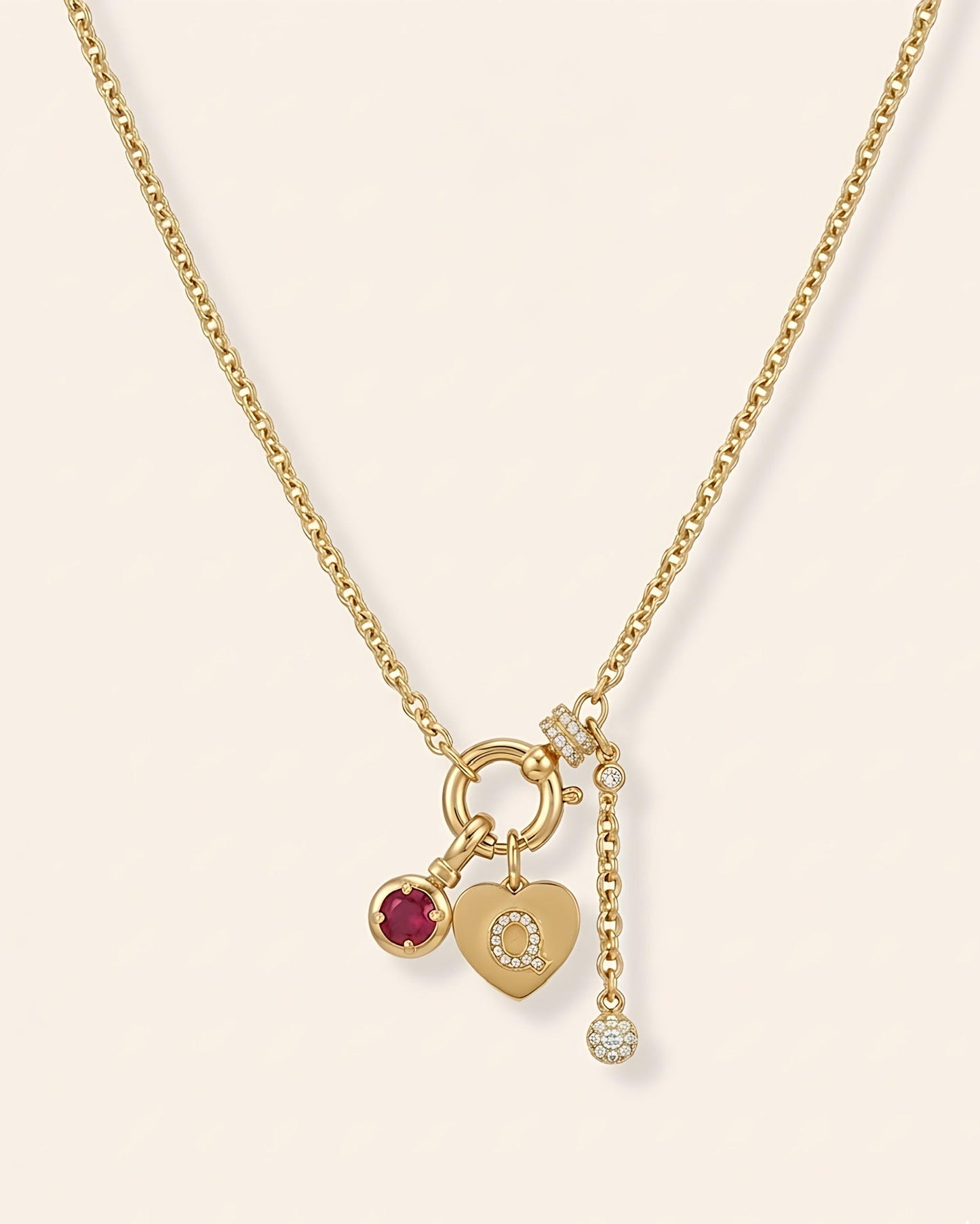 Amorette Charm Necklace