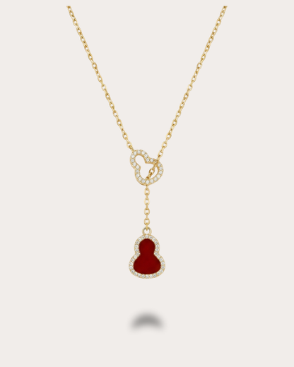 红玉髓葫芦项链｜Crimson Agate Gourd Necklace