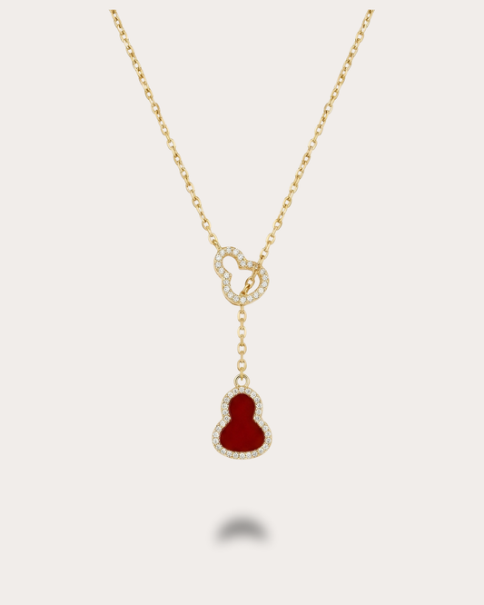 红玉髓葫芦项链｜Crimson Agate Gourd Necklace