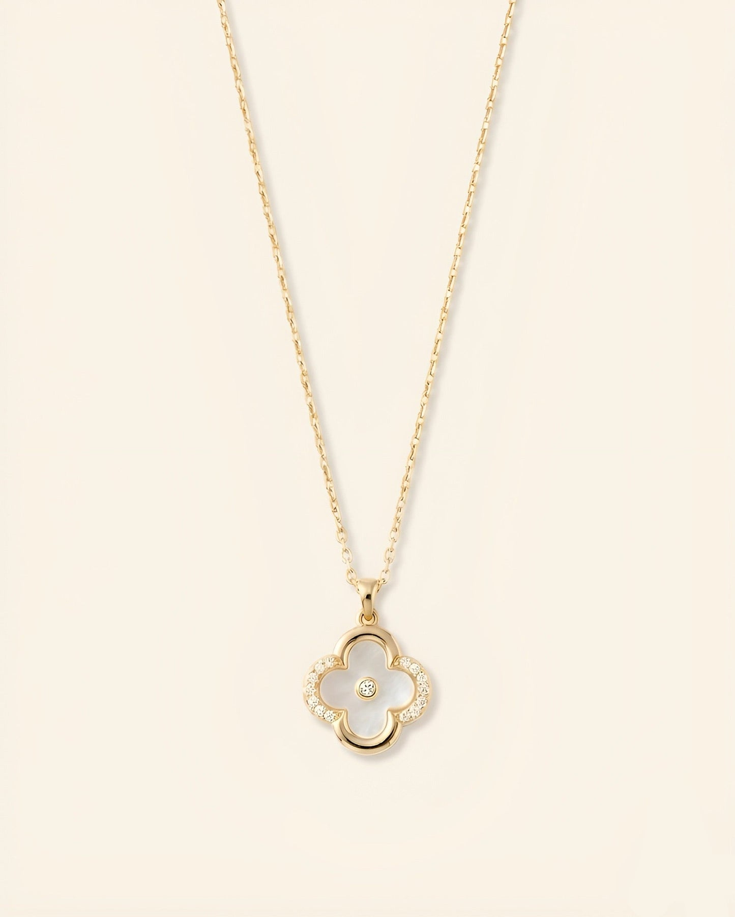Éclat Nacre Necklace- Gold