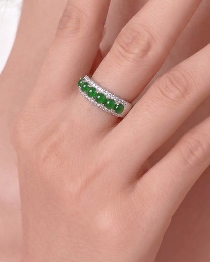 Liù Liù — Six Wishes Eternity Jade Ring