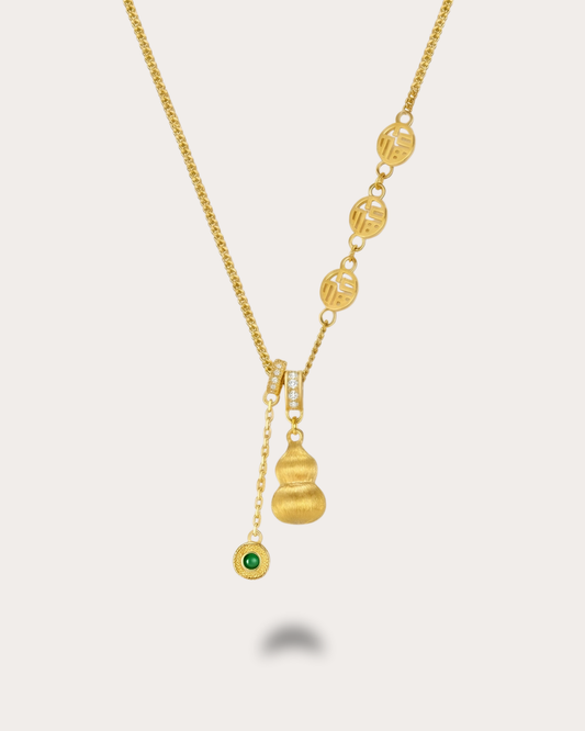 Oriental Blessing Gourd Necklace