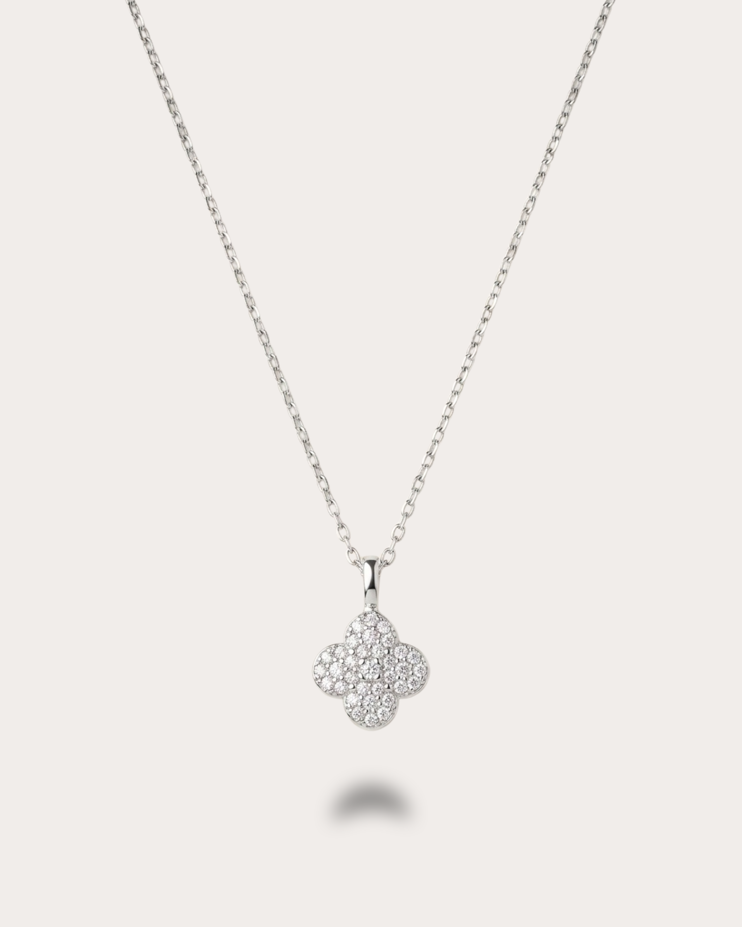 Blossom Necklace -Celeste Blue Mother of Pearl