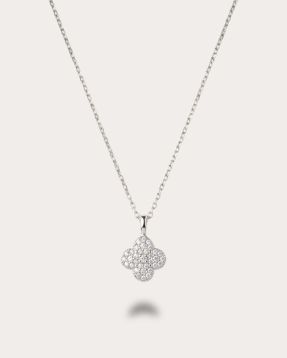 Blossom Necklace -Celeste Blue Mother of Pearl