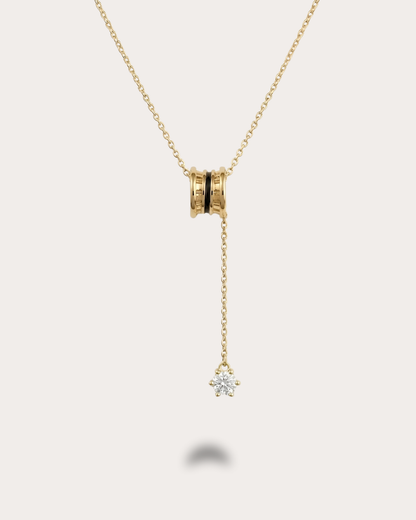 Celeste Drop Pendant Necklace- Gold