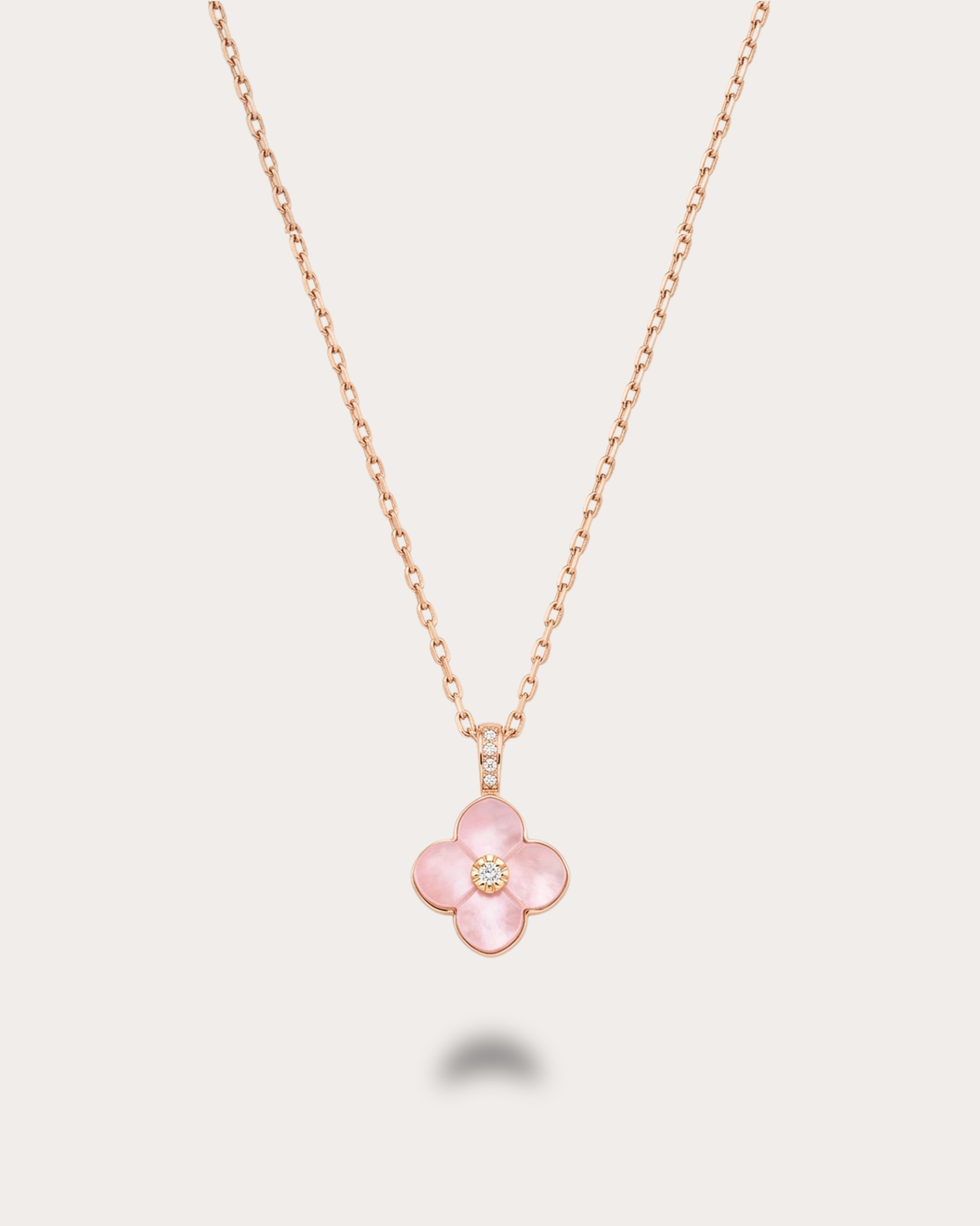Blossom Necklace - Blush Pink Mother of Pearl