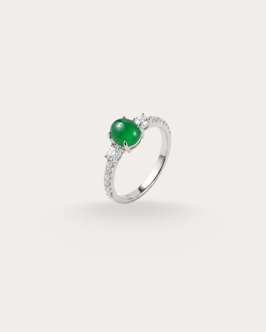 翠雅翡翠戒指 ｜Emerald Grace Jade Ring
