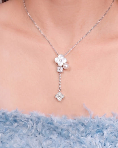 Blossom Drop Necklace - Ivory