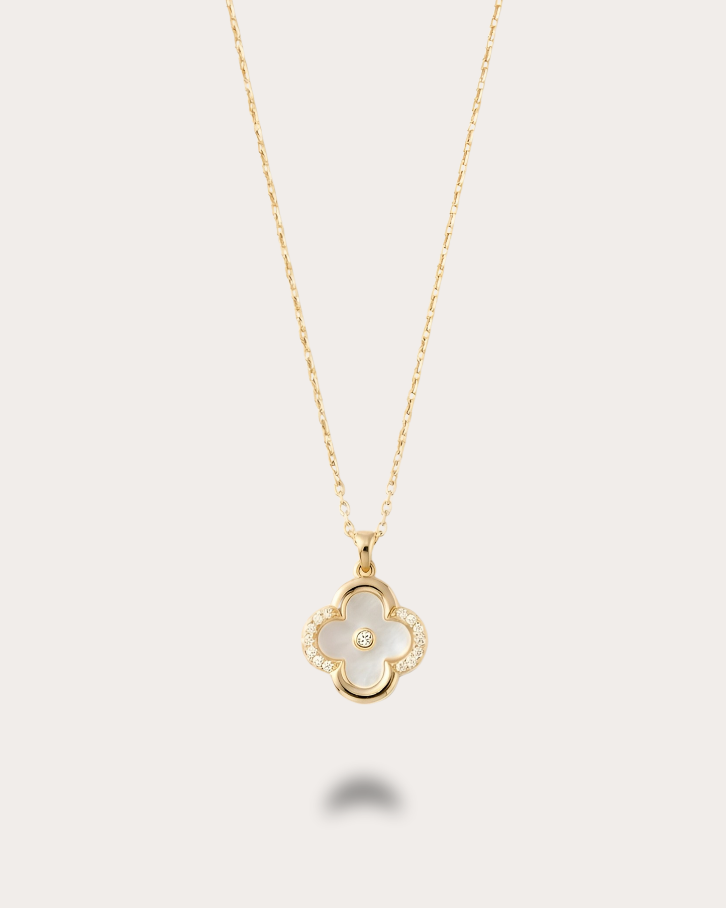 Éclat Nacre Necklace- Gold