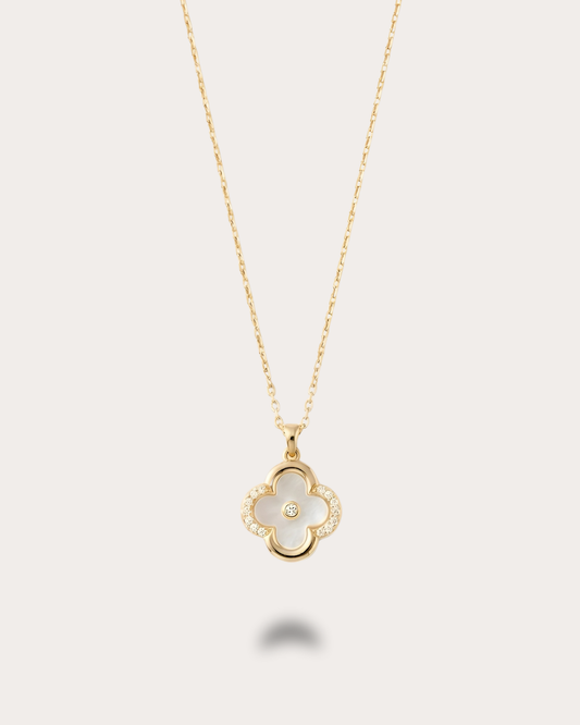Éclat Nacre Necklace- Gold