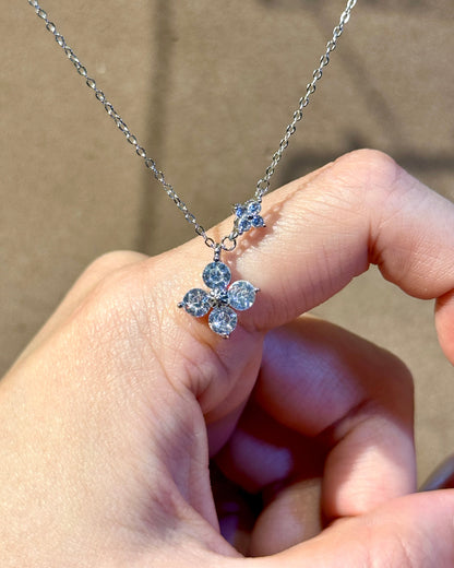 花漾星光双饰项链 (Blossom Sparkle Duo Necklace)