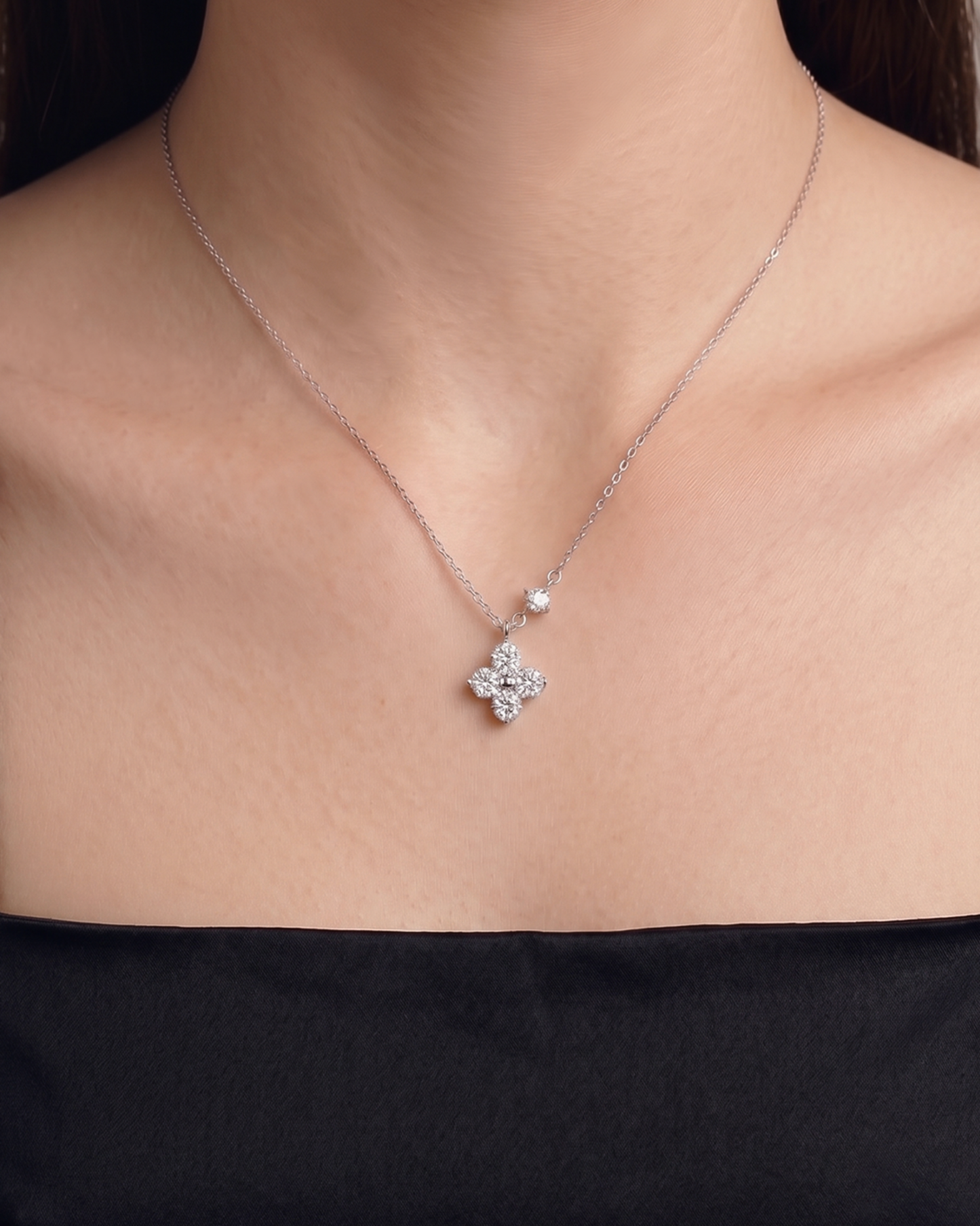 Blossom Sparkle Duo Necklace