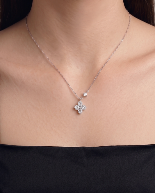 Blossom Sparkle Duo Necklace