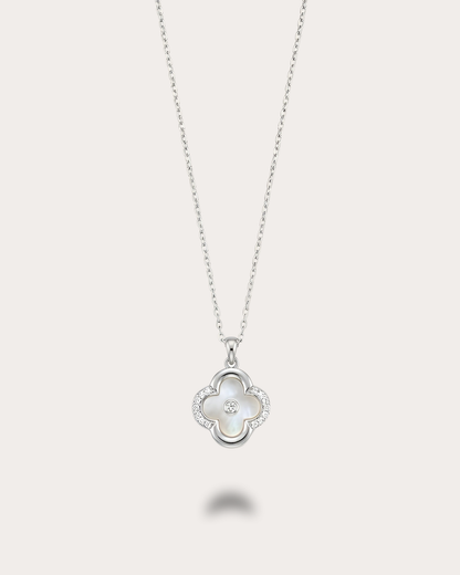 Éclat Nacre Necklace- Silver