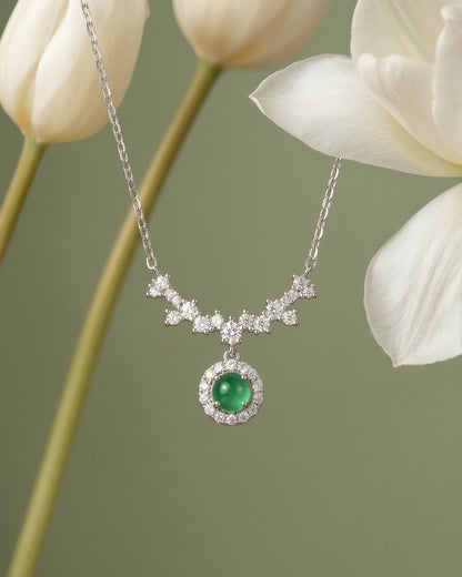星冕流光｜Celestia Halo Jade Necklace