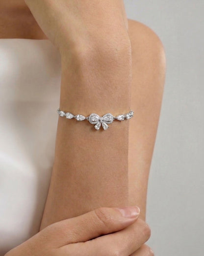 Everlace Bow Bracelet- Silver