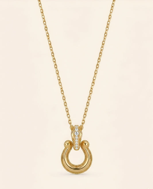 Equestra Horseshoe Necklace