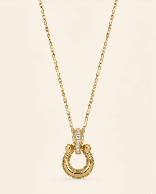 Equestra Horseshoe Necklace