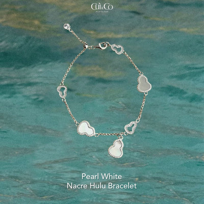 白贝母葫芦手链 (Ivory Pearl Gourd Bracelet)