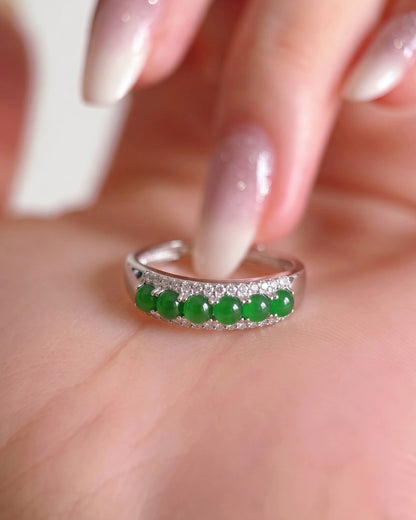 Liù Liù — Six Wishes Eternity Jade Ring