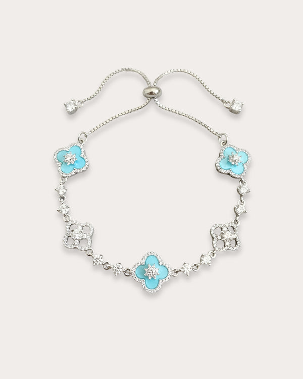 Tiffany Blue -Clover Bracelet